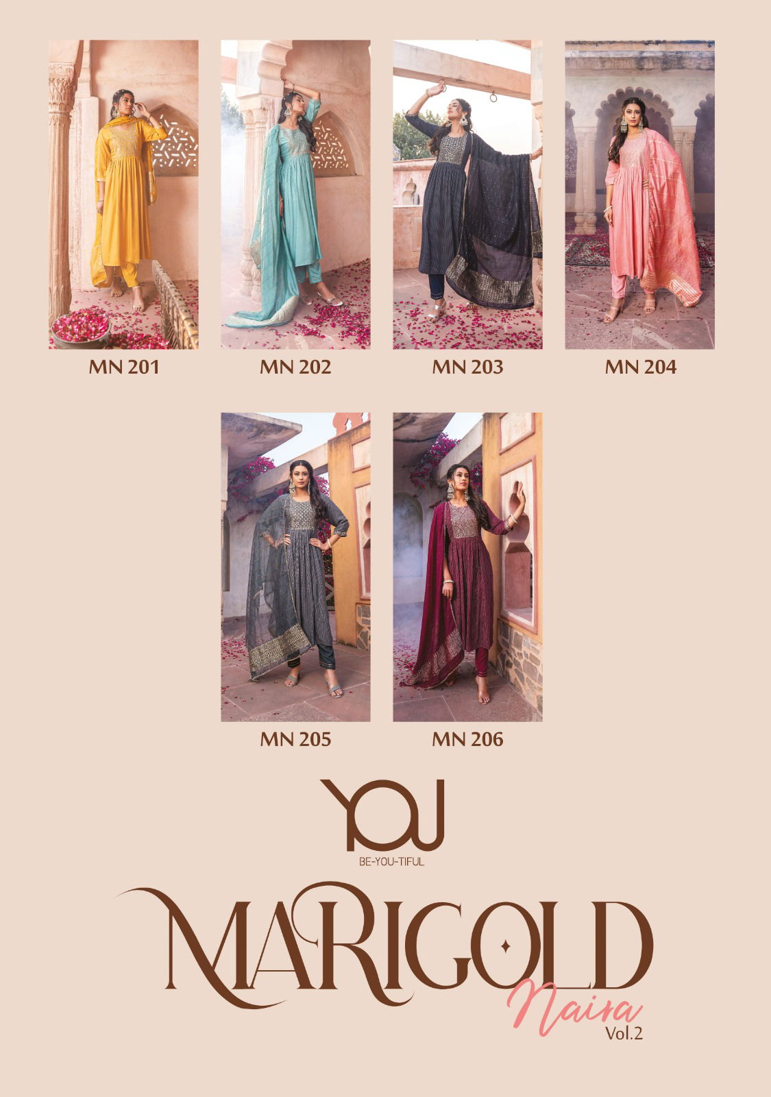 Marigold Naira Vol 2 By Wanna Readymade Catalog